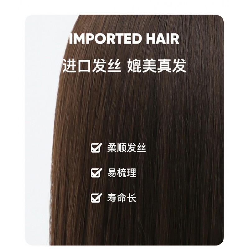 Dolly Parton Cosplay Wig Golden Long Curly Hair Full Cap Synthetic Women Performance Costume