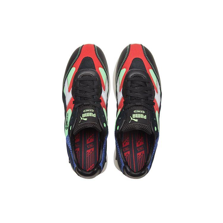 Puma Future Rider King Piele Stratificată Material Trend Retro Adidași Joși Dad Adidași Unisex Negru 374459-01