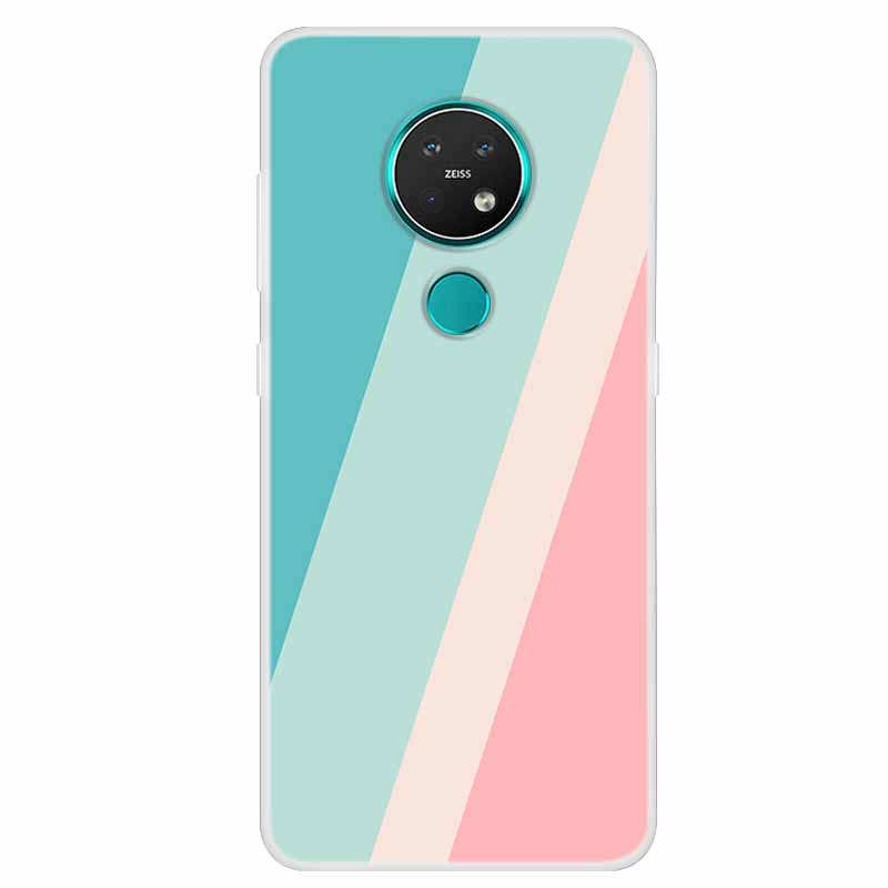 Per Custodia Nokia 7.2 Nokia 6.2 Lusso Silicone TPU Morbida Cover Posteriore Custodia Telefono Per Nokia 7.2 Funda TA-1193 TA-1178 Cartone Animato Coque