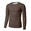 Men Long Sleeve Crew Neck T Shirt Classic Fit Lightweight Casual Tee Soft Fabric for Everyday Wear