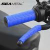 4Pcs Motorcycle Handlebar Grip Sleeve Rubber Anti-Slip Motorcycle Handle Cover Brake Clutches Lever Protector Sleeves