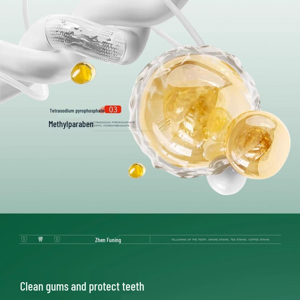 Zhen Fu Ning Toothpaste - Fresh Mint, Stain Removal & Breath Freshener