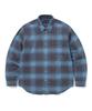 THISISNEVERTHAT Flannel Check Shirt Blue