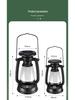 Rechargeable Retro Solar Camping Lantern: Outdoor/Indoor Decorative Desk & Emergency Light