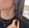 New Hot Brand Vintage Love Earrings for Women Gift Luxury Jewelry Fashion Diamond Designer Big Eardrop 925 Sliver Stud Earrings