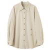 Women's Striped Loose-Fit Midi Shirt