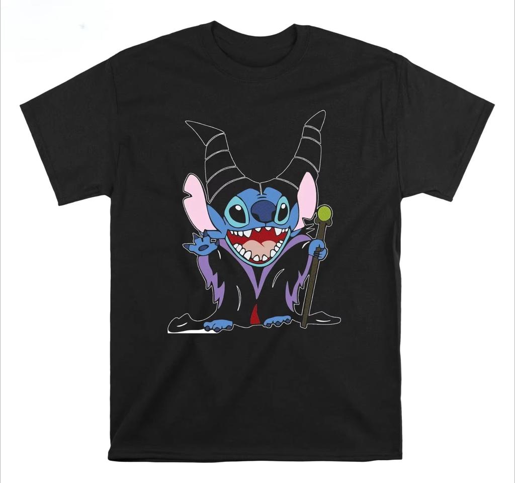 Stitch Maleficent Halloween T Shirt Unisex Unisex Unisex