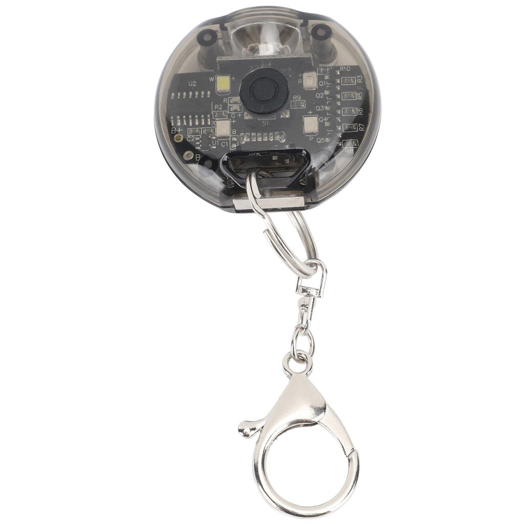 Outdoor Mini Strong Light Flashlight Portable Rechargeable Keychain Flashlight with Magnetic Bottom