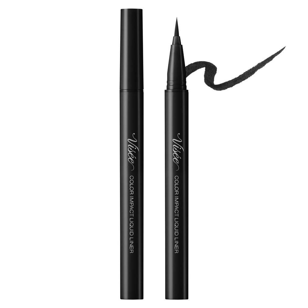 Visee Ricche Color Impact Liquid Eyeliner [All 4 Colors] 0.4ml - Waterproof Precision Tip