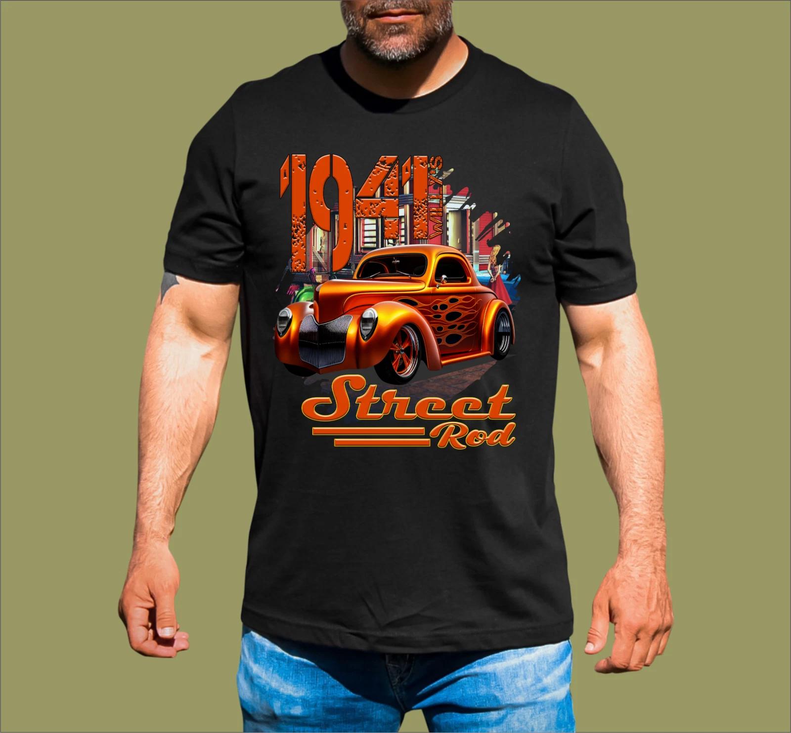WILLYS STREET ROD T-SHIRT S