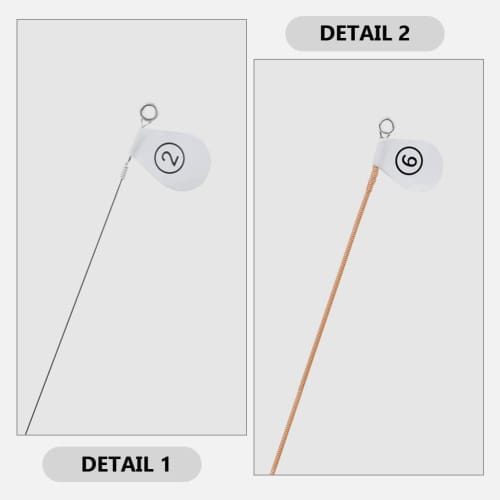 Totority 6-Piece Guitar String Set, Folk Guitar Strings, Metal Guitar Strings, Acoustic Guitar Strings, Folk Guitar Strings, DIY Guitar Strings