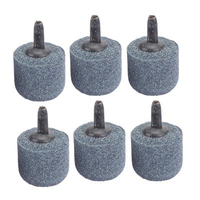 30PCS Black Sandstone Aquarium Oxygen Pump Aeration Air Stone Fish Tank Bubble Stones Accessory
