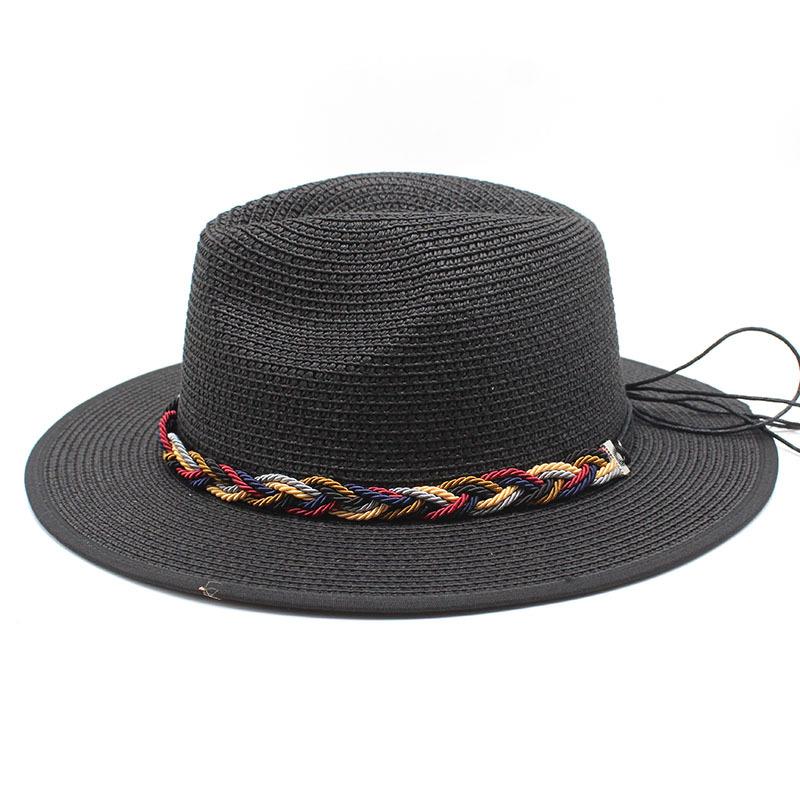 Spring And Summer Women Straw Hat Panama White Top Hat Sun Hat Travel Sun Protection Hat Photo Gift Hat