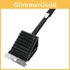 Durable 3 In 1 Barbecue Bbq Oven Grill Bristles Cleaning Stiff Brush Scraper Cleaner Designed For Long-lasting Use