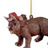 Christmas Dinosaur Pendant Acrylic Dragon Ornaments Hanging Funny for Year Door Window
