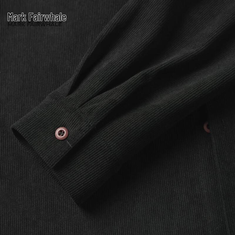 Mark Fairwhale Men's Minimalist Long-Sleeve Casual Shirt Jacket