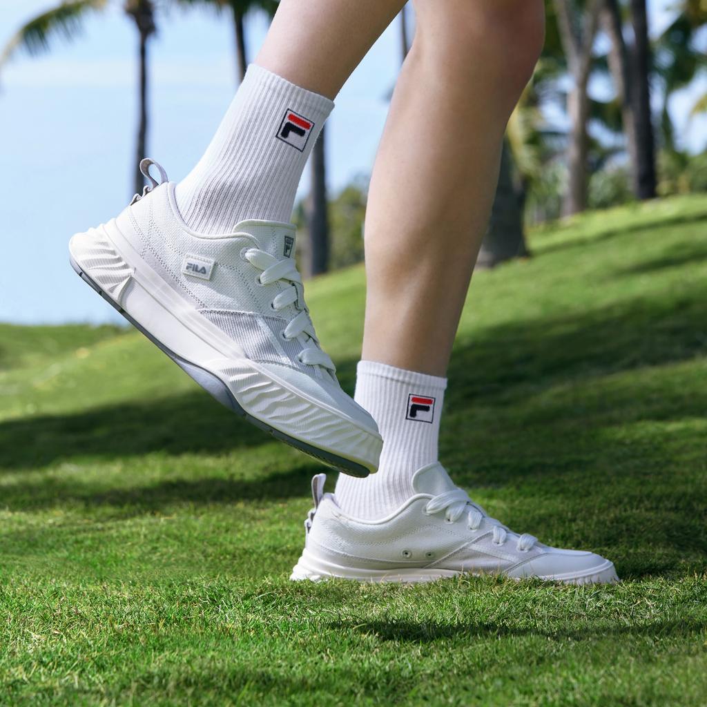 FILA Fosso Casual Shoes Comfortable Durable Low-Top Canvas Shoes Men sneaker Gray F12M422304FVA