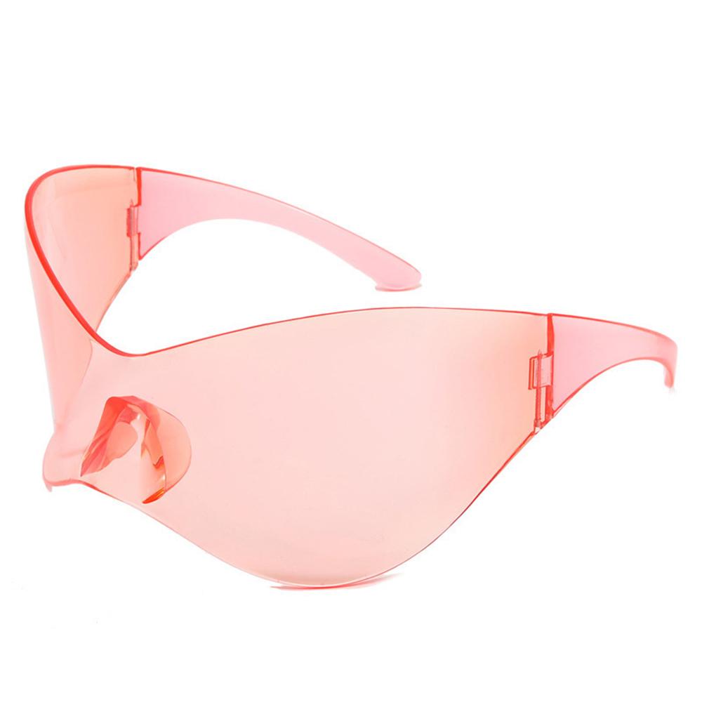 Steampunk Oversized Y2K Sunglasses Goggle Fashion Wrap Around Punk Sun Glasses Mask Female Mirror Shades Eyewear De Sol Oculos