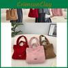 Trendy Korean Style Plush Shoulder Bag Spacious Tote Perfect For Everyday Use In Soft Colors