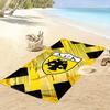 Bold Dual-winged Emblem Print Beach Towel, Quick Drying, Suitable for Travel, Outdoor Sports, Jogging, the Beach and Swimming, Gift