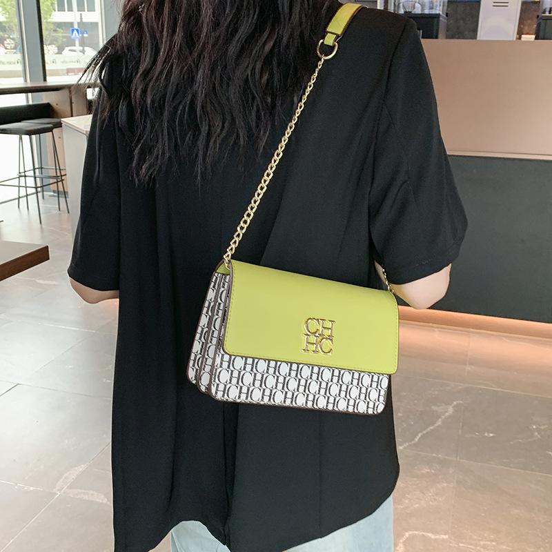 Autunno-Inverno Donna Trendy Catena Borsa per Cellulare alla Moda Versatile Spalla Messenger con Design Semplice Quadrato Piccolo