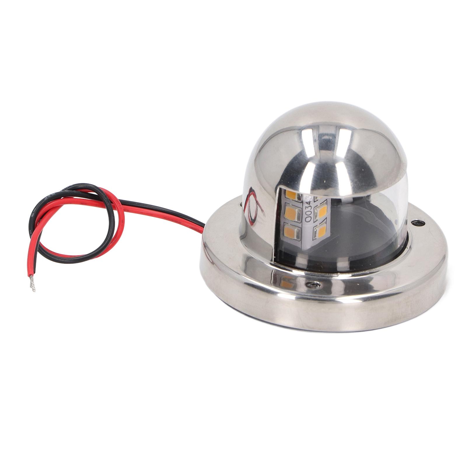 

12V DC Boat Anchor Lights 135 degrees White LED Navigation Stern Light IP66 Proof 2nm Visibility for Marine Yachts