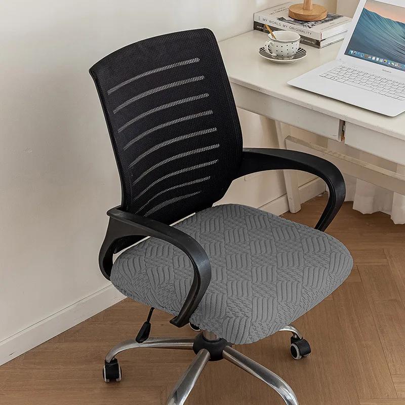 

Velvet Chair Cushion Cover for Living Room Chair Seat Cover Nonslip Chairs Protector Slipcover for Office Kitchen Banquet 1PC S 38-44cm
