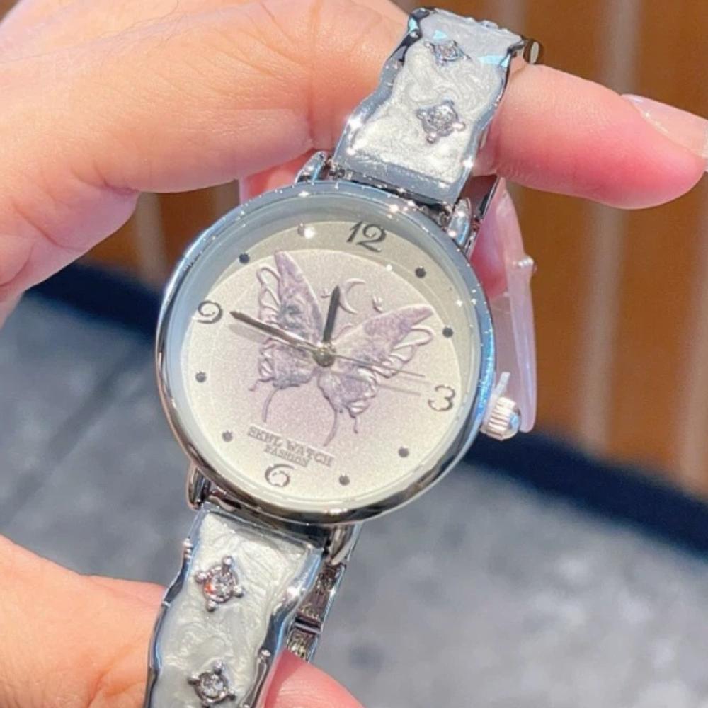 Exquisite Butterfly Bracelet Watch for Women Dreamy Temperament Watch Light Luxury Quartz Watch Fashionable Quartz Watch