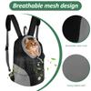 Pet Cat Carrier Backpack Breathable Oxford Cloth Portable Travel Puppy Dog Transport High-capacity Improve Air Circulation