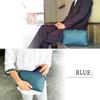 [kakkoii] Toyooka-made, Artisan-crafted Genuine Leather Second Bag, A5 Compatible, Lightweight 290g Clutch Bag, Himeji Leather, Made in Japan (Blue)
