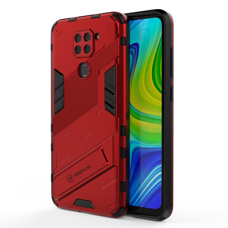 Phone Holder Case For Xiaomi Redmi Note 9 Case Bumper Hard Armor Full Cover For Redmi Note 9 9S 7 9T 9 Pro Case For Redmi Note 9