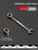 Dual-Ended Ratchet and Flower Wrench Set: Labor-Saving, Quick Two-Way Wrench Tools for Auto Repair (Sizes 8-27).