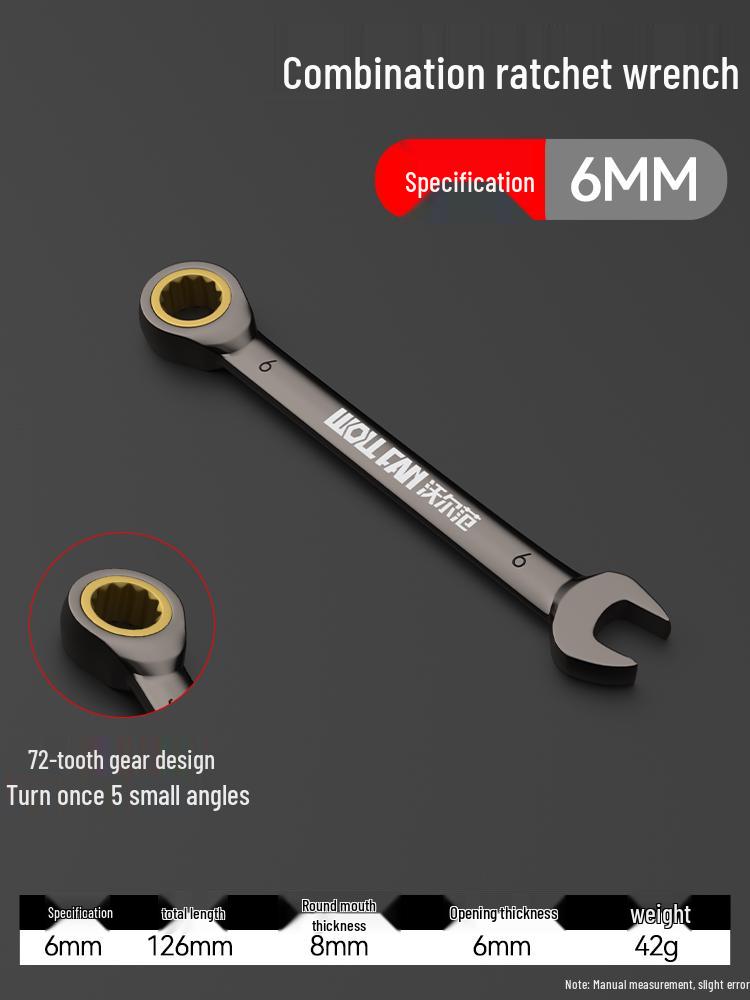 Dual-Ended Ratchet and Flower Wrench Set: Labor-Saving, Quick Two-Way Wrench Tools for Auto Repair (Sizes 8-27).