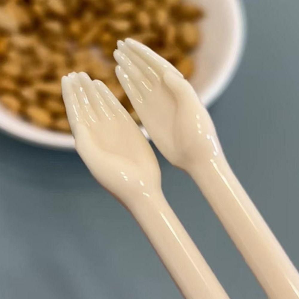 5 Paar Langer Griff Hilfsarme Essstäbchen Kunststoff Kinder Trainingsstäbchen Handflächenstäbchen Abendessen