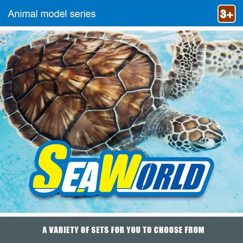Realistic Ocean World Series Whale Penguin Shark Dolphin Octopus Crab Animal Figurines