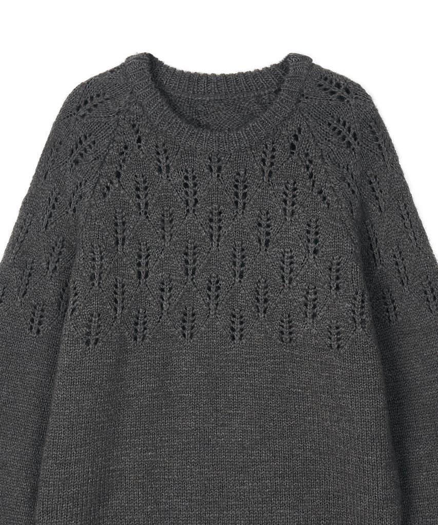 MIDNLOW Covent Wool Sweater (Grey)