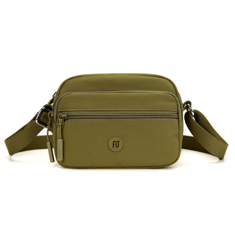 

Женская многосекционная сумка Легкая водонепроницаемая сумка для мобильного телефона Сумка через плечо армия зеленый