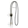 Mens American Bolo Tie Handmade Western Gem Stone Jewelry Cowboy Necklace Chain