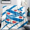 1pc SC Heerenveen Print Flannel Blanket, High quality Comfortable for All Seasons, Home Decor, Warmth and Comfort, Perfect for Christmas Gifts83
