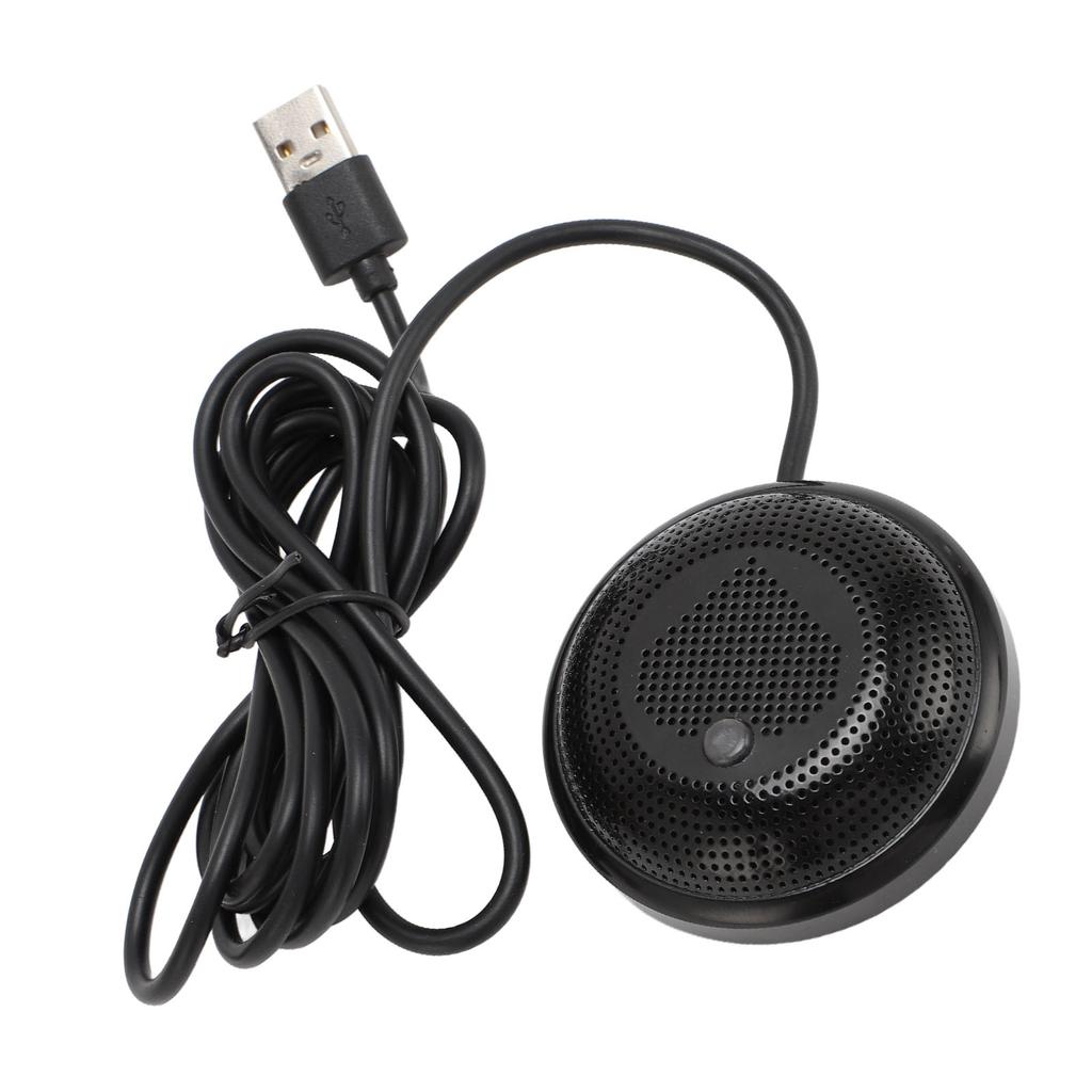 Conference Microphone Corded USB Noise Reduction 360 Degrees  Omnidirectional Voice Pickup Conference Mic