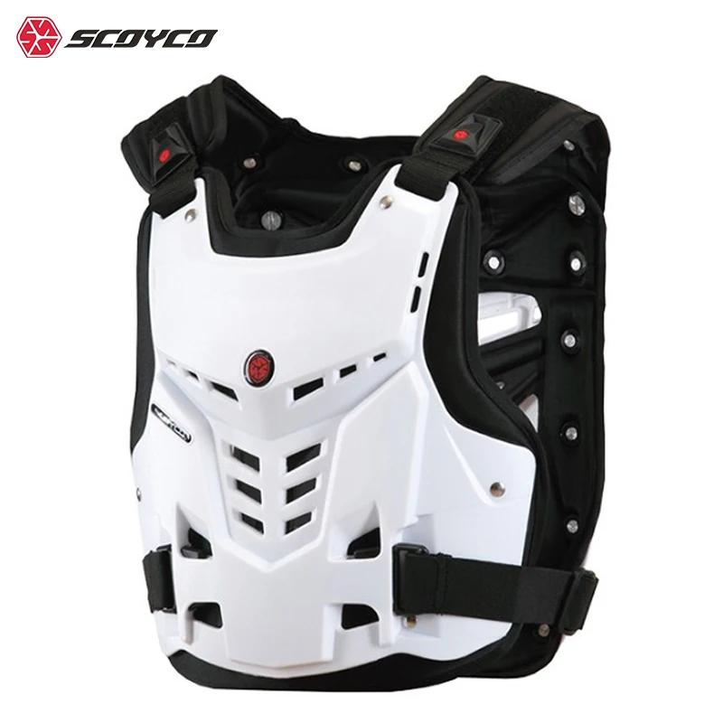SCOYCO Motorcycle Armor Vest Protection Jacket Motocross Body Armor Dirtbike Accessories Back Protective Gear Moto Equipment