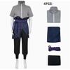 Anime Uchiha Sasuke Cosplay Kostým top kalhoty pásek Cos Konvent dárek pro dospělé Unisex verze