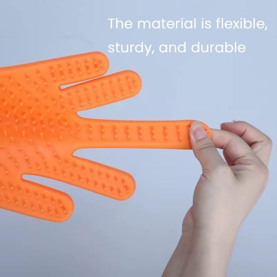 1Pc Pet Grooming Glove Hair Removal Gloves for Cats Dogs Shedding Brush Massage Bathing Brush Pet Cleaning Supplies