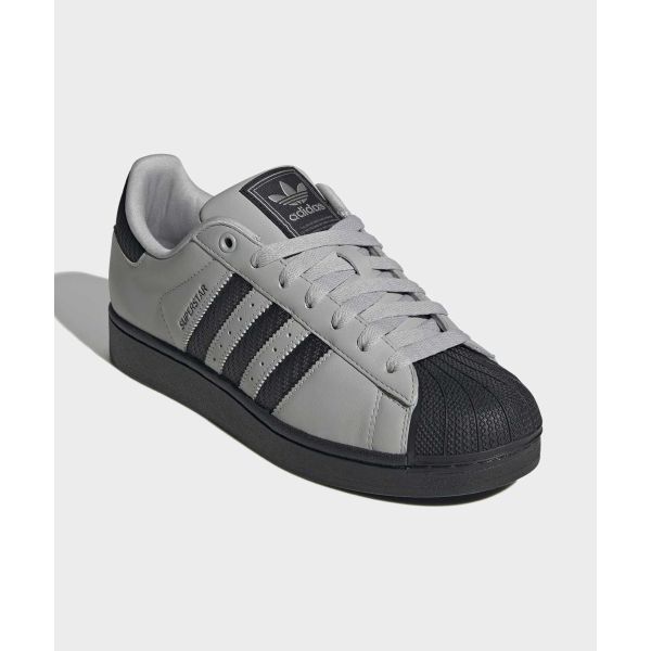 adidas Superstar II Grey Core Black Unisex Sneakers JQ3183