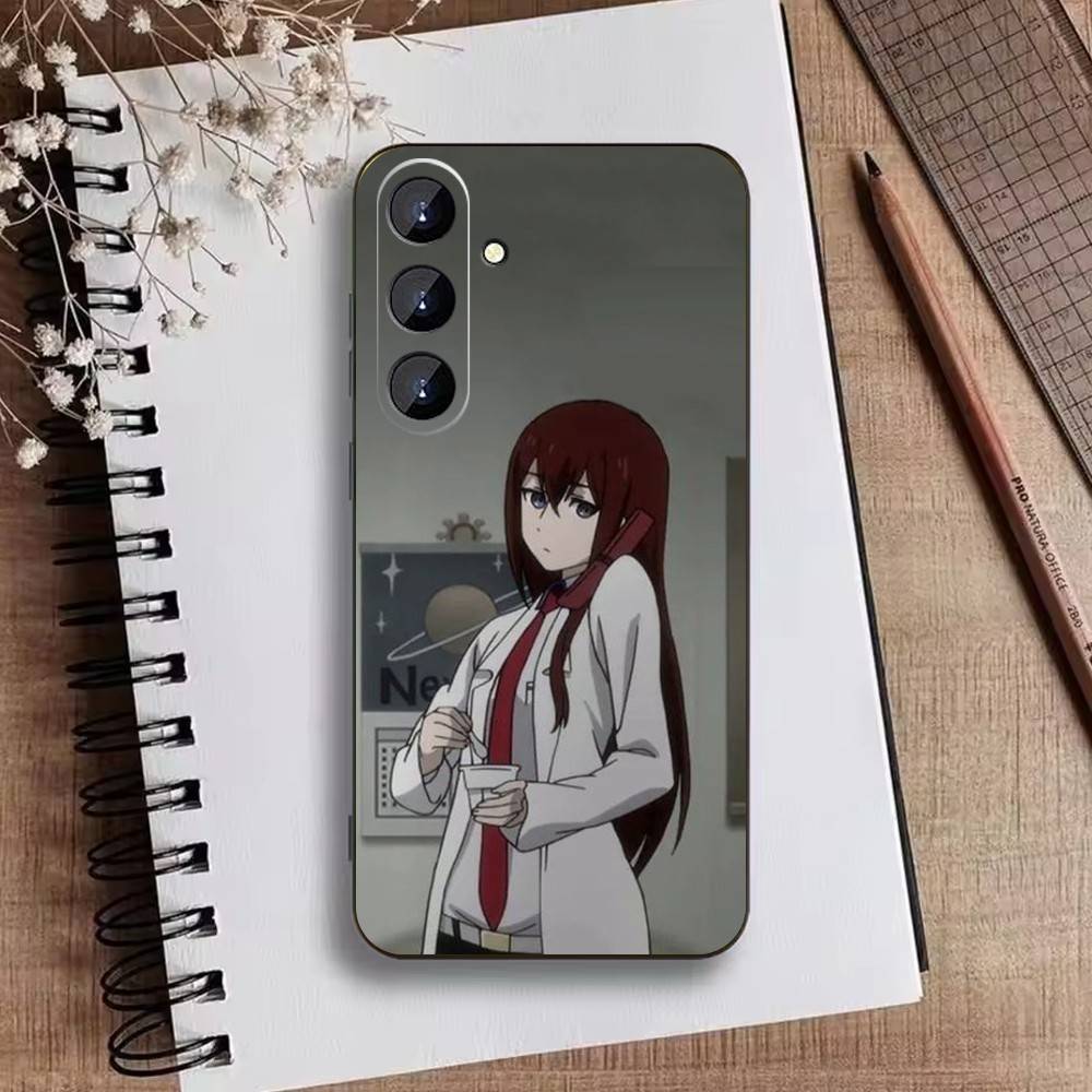 STEINS GATE D-Rintaro O-Okabe Phone Case For Samsung Galaxy A73,A21s,A22,A31,A52,A53,A71,A41Soft Black Shell