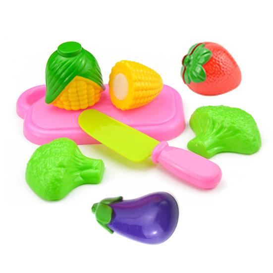 1Set Pretend Play Toy Hands-on Ability Resistant To Falling Plastic Cut Fruit Children Toy for Kids