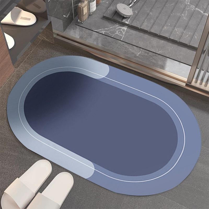 Kitchen Floor Mat Waterproof No-Slip Bathroom Absorbent Bath Mat Quick Dry Floor Mat Floor Mat Toilet Door Mat