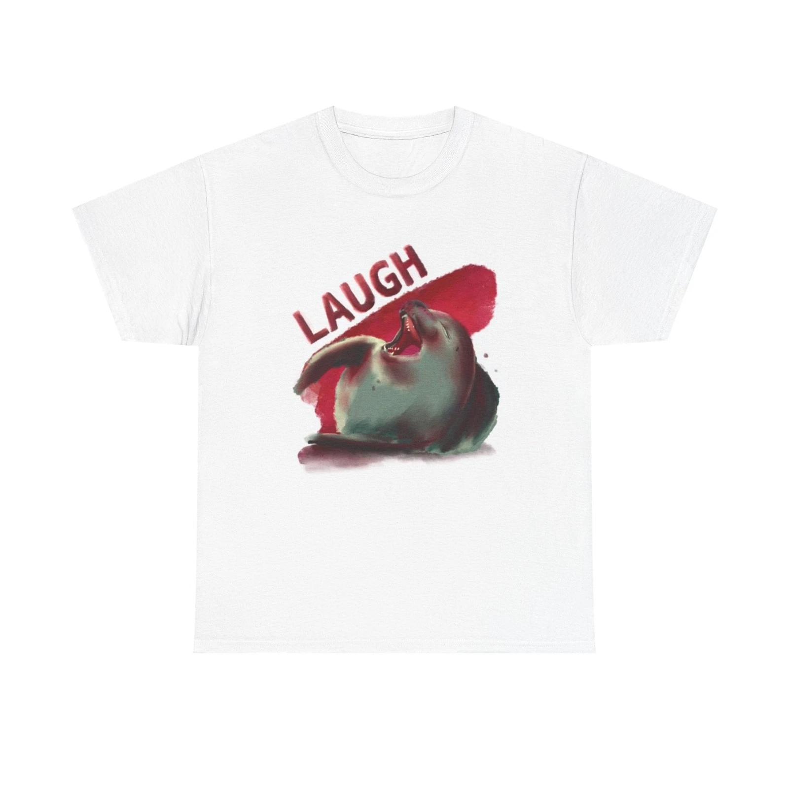 Men s and Women s T-shirts Just Laugh Graphic XXL
