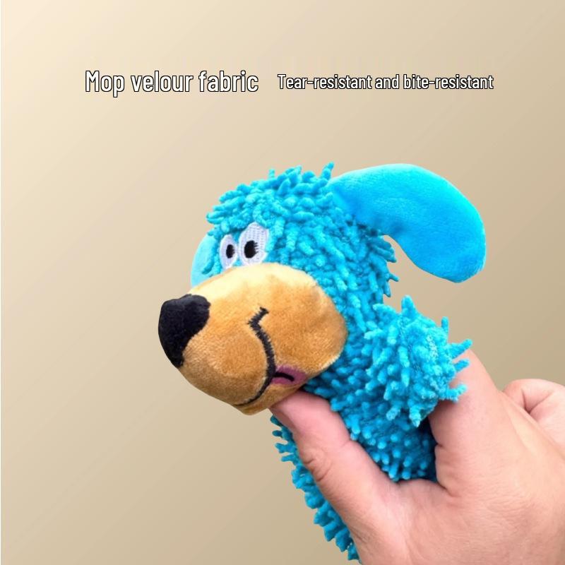 Giocattolo sonoro in peluche resistente per cani - Compagno resistente al morso per Bulldog Francesi, Golden Retriever e altri