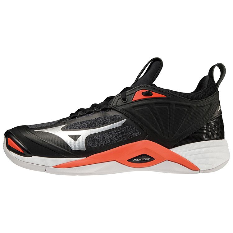 Mizuno Wave Momentum 2 Low-Top Volleyball Shoes Unisex Shoes Black V1GA211205